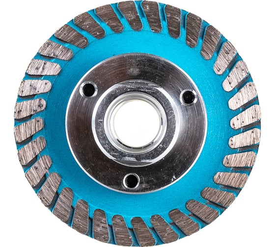 Диск алмазный отрезной Турбо с фланцем Grand hot press (65 мм; М14) TRIO-DIAMOND FHQ442